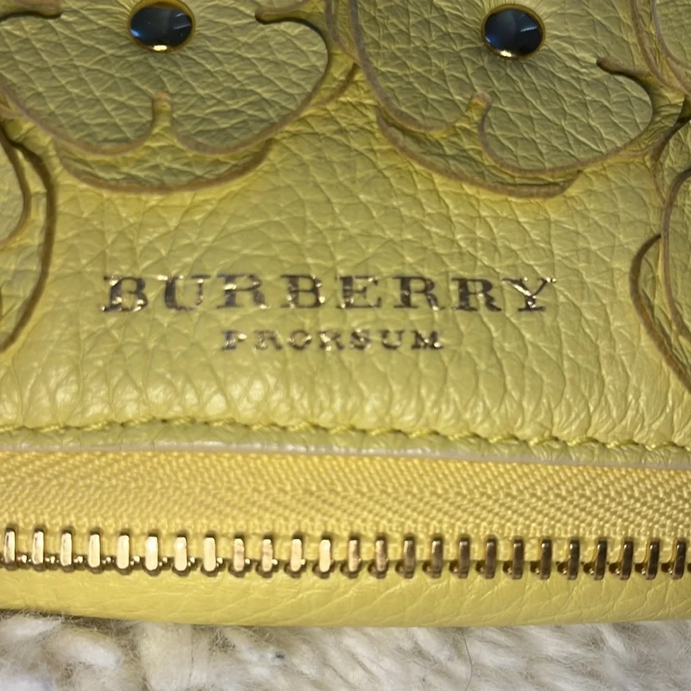 Burberry Prorsum Floral Yellow Bag